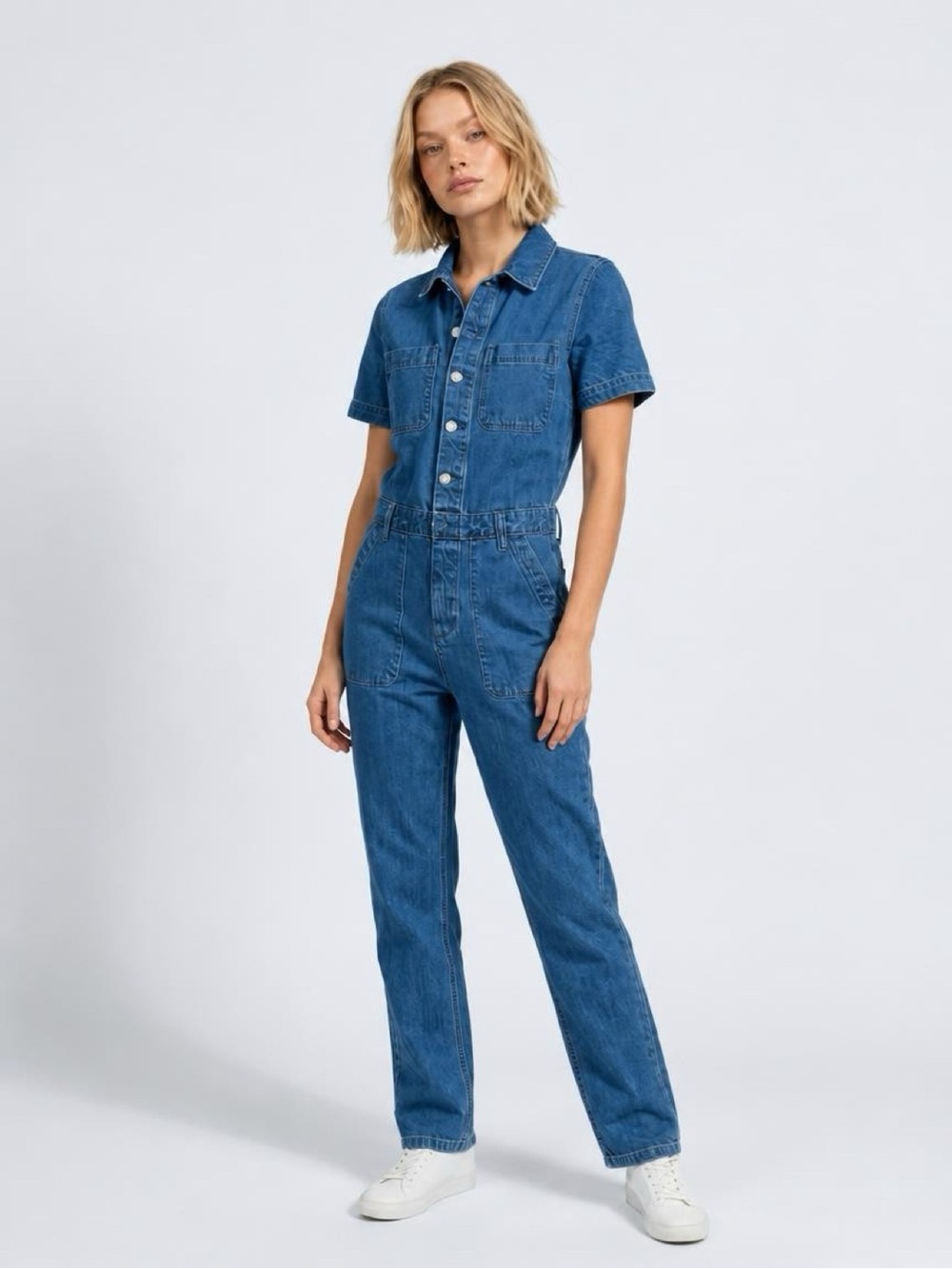 Everlane Organic Cotton Denim Easy Coveralls